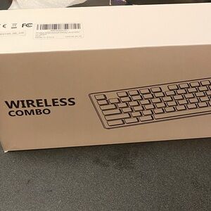 Source Unknown Wireless Combo Keyboard - Black